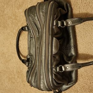 Cole haan triple zip village soft leather handbag